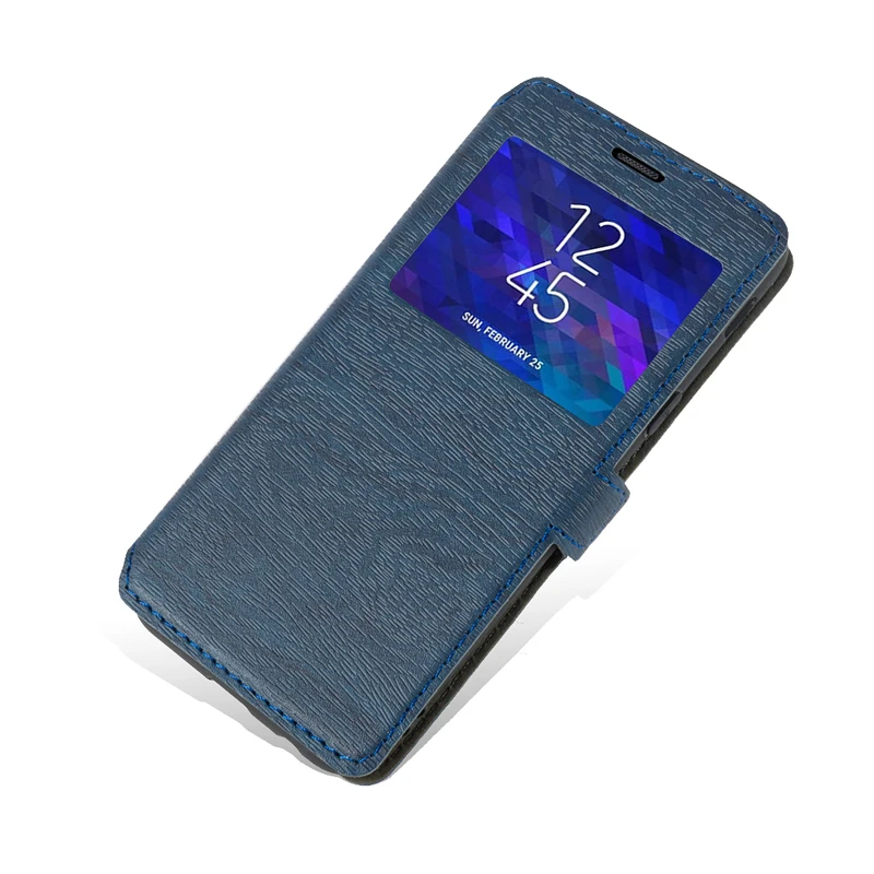 Чехол из искусственной кожи для телефона Meizu M6T флип кейс 15 чехол книги с окошком