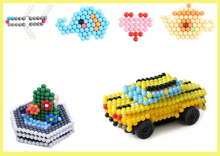 1850 шт. бусины игрушки для детей Perler Pegboard подарок для девочек Diy Набор водяных бусин предохранитель головоломки Beadbond Игрушка Дети Ручная головоломка