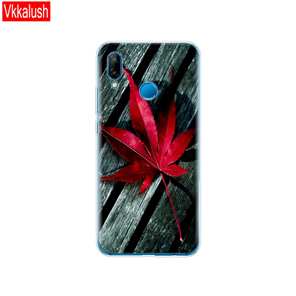 80020 Силиконовый чехол для 5,8" huawei P20 Lite huawei P20 Pro, чехол для huawei P 20, Защитная прозрачная задняя крышка для телефона - Цвет: 80020