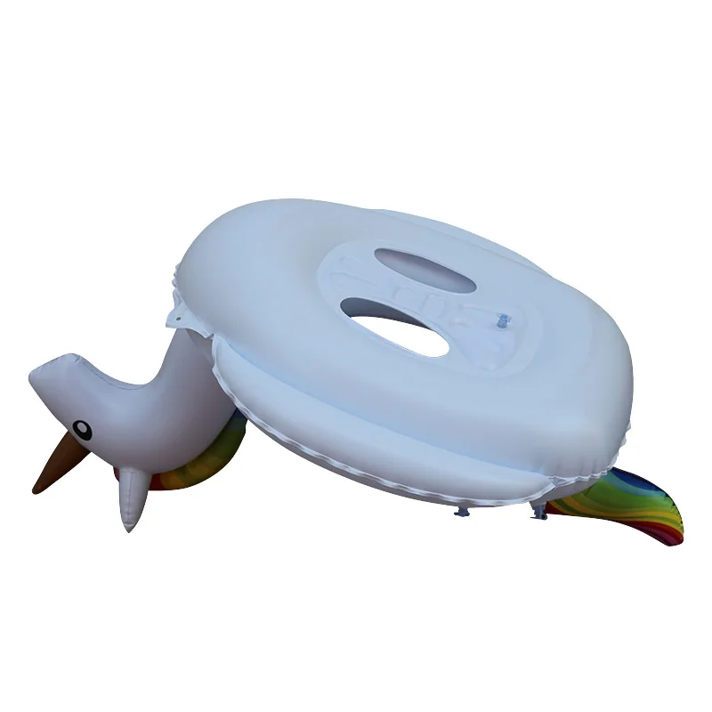 Новый детский плавательный поплавок Лебедь Единорог Павлин Надувное сиденье для