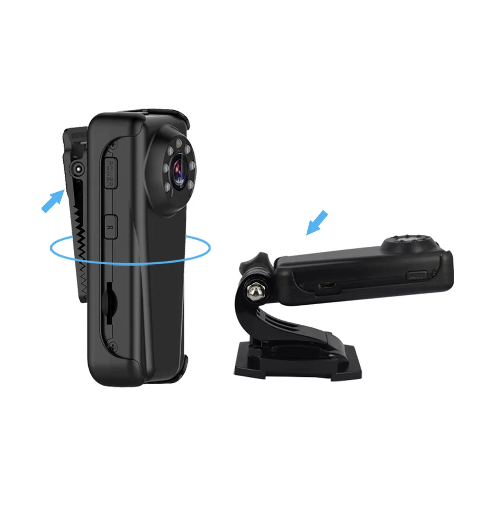 Мини камера T30 Wifi Full HD 1080P с ночным видением видеокамера клипсой и датчиком