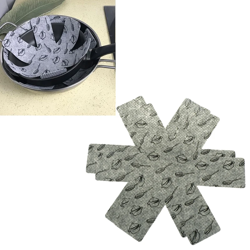2 шт./компл. защита сковороды для горшков Нетканая ткань кухонные аксессуары от