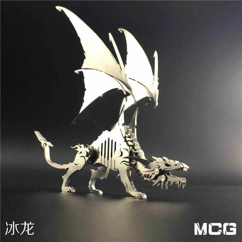 Креативная Модель 3D съемные динозавры Frost Wyrm готовый продукт нет сборки