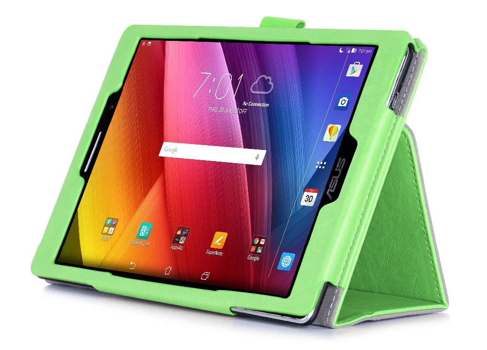 Кожаный чехол для Asus Zenpad Z8 ZT581KL (Zenpad 3 8 0 Z581KL) из воловьей кожи с держателем карт 7 9