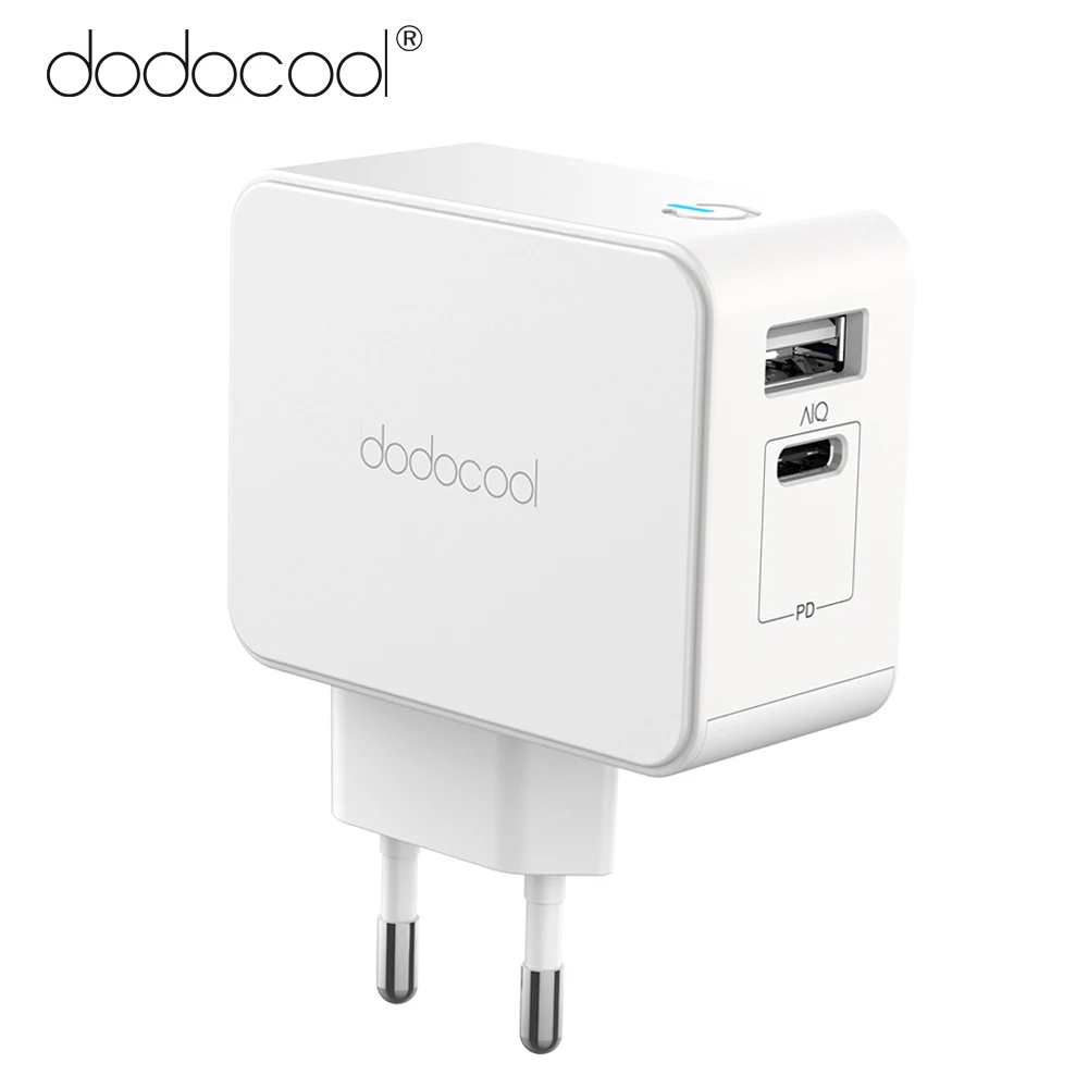 Адаптер питания dodocool для Apple MacBook iPad Pro 2018 iPhone X 30 Вт|Зарядные устройства телефонов|
