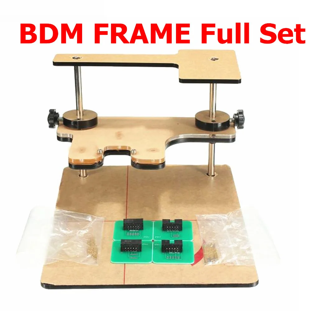 BDM FRAME Новейший штырь рамы BDM 40 шт. иглы, Адаптер BDM рамки+ 40 шт. штырь BDM работа для рамки BDM Ktag K-tag Kess v2, BDM100 FGtech - Цвет: BDM FRAME