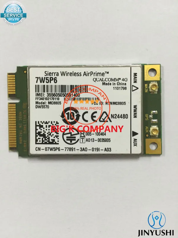 JINYUSHI разблокирован MC8805 DW5570 7W5P6 4G новый и оригинальный для DELL Latitude E5440 E6440 E6540 E7240 E7440