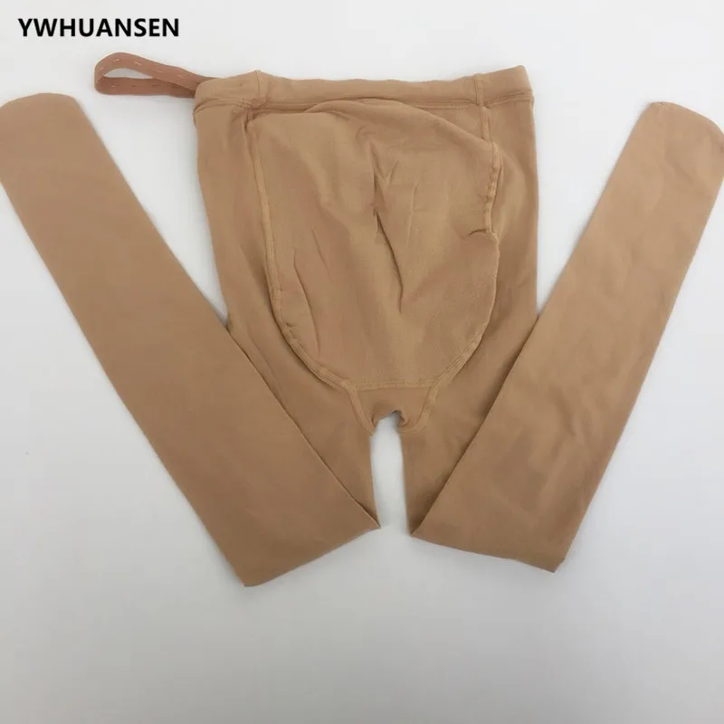 YWHUANSEN/весенне-осенние бархатные колготки для беременных женщин, регулируемые колготки с высокой талией для беременных, u-образные носки для поддержки живота