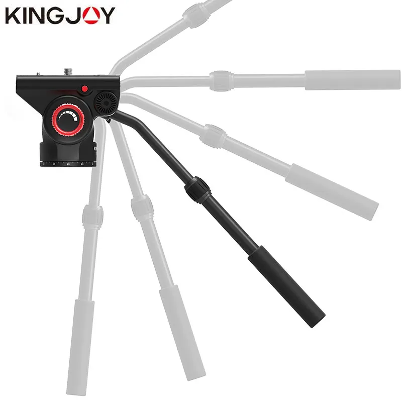Официальная Штативная головка KINGJOY для штатива гидравлическая панорамная
