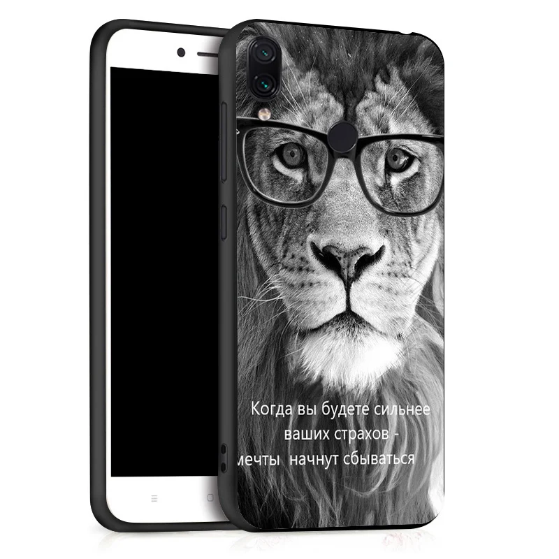 Case For Xiaomi Redmi Note 7 5 Pro 8 Cases Coque 3D DIY Painted Black Flower Cat Cover On For Xiaomi Mi 9 SE Xiomi 9T Bumper - Цвет: X030