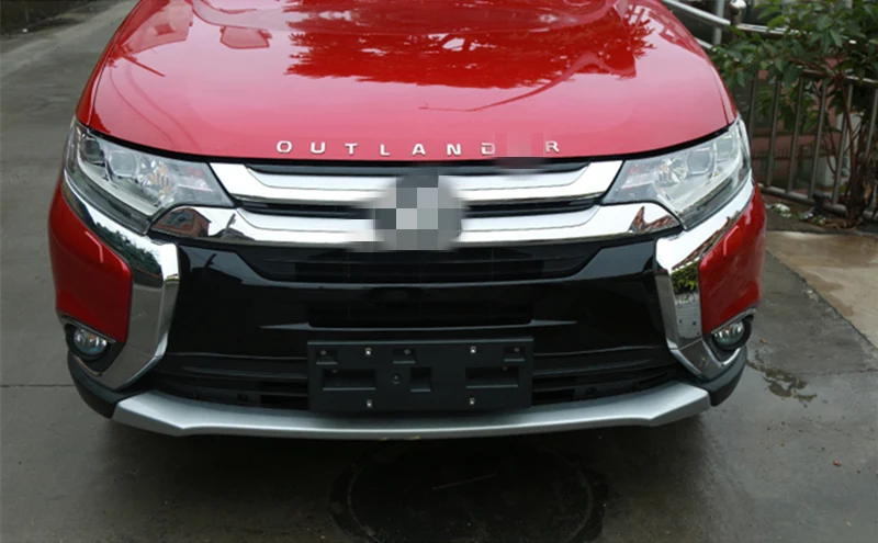 Тонкая накладка из нержавеющей стали для автомобиля Outlander, автомобильные аксессуары с 3D буквами, наклейка для автомобиля, 3d наклейка для Mitsubishi Outlander