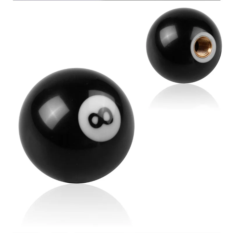 

Billiard Ball Shift Knob Gear Knob Ball Type for AT MT 3 Types Adapters Auto Styling Cool Funny Popular Hit Car Parts
