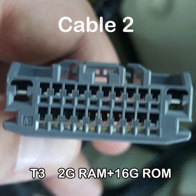 2G 16G T3 cable2 QZ промышленный HD " Android 8,1 T3 для Chrysler 300C 2000- Автомобильный dvd-плеер с gps 3g 4G wifi BT RDS навигационная радио карта - Цвет: 2G 16G T3 cable2