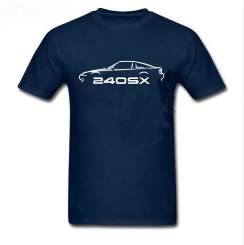 Хлопок o-образным вырезом пользовательские печатные футболки NISSAN 240SX мужские футболки женские футболки