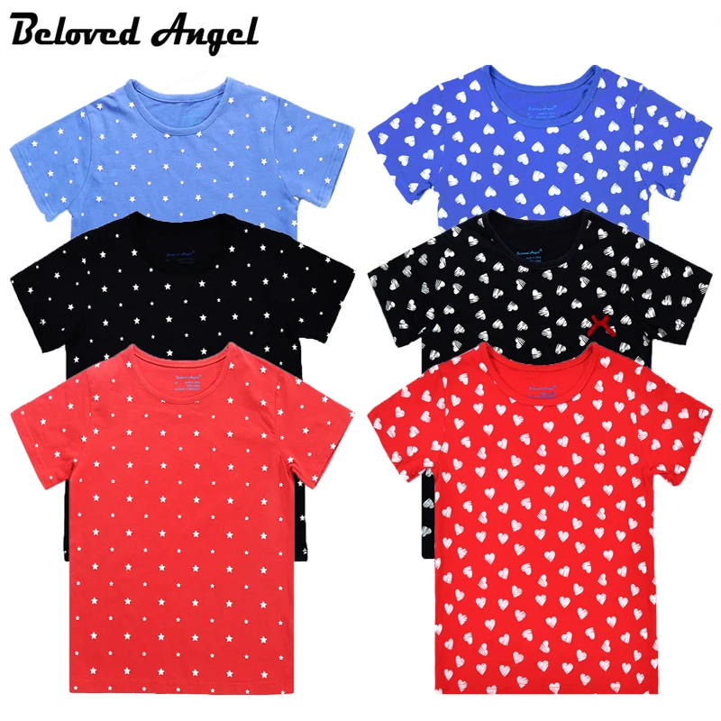 Детские футболки с коротким рукавом детская одежда из 100% хлопка летняя
