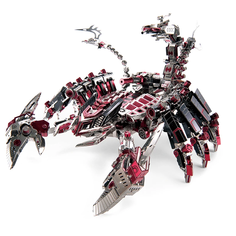 2018 новая модель Microworld Red devils scorpion DIY для лазерной резки паззл боец 3D металлическая