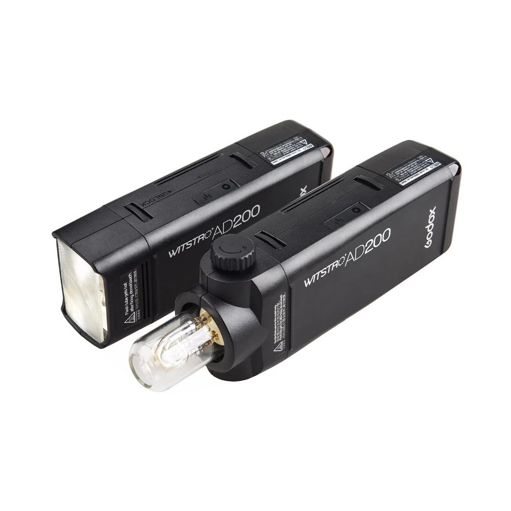 GODOX AD200 карманная Вспышка TTL 2 4G HSS 1/8000s двойная световая головка 200Ws Беспроводная X