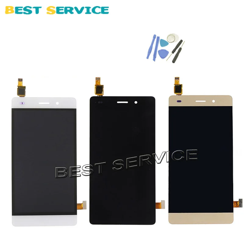 Для Huawei P8 Lite ЖК дисплей сенсорный экран дигитайзер сборка Замена ALE L04 L21 для 5 0
