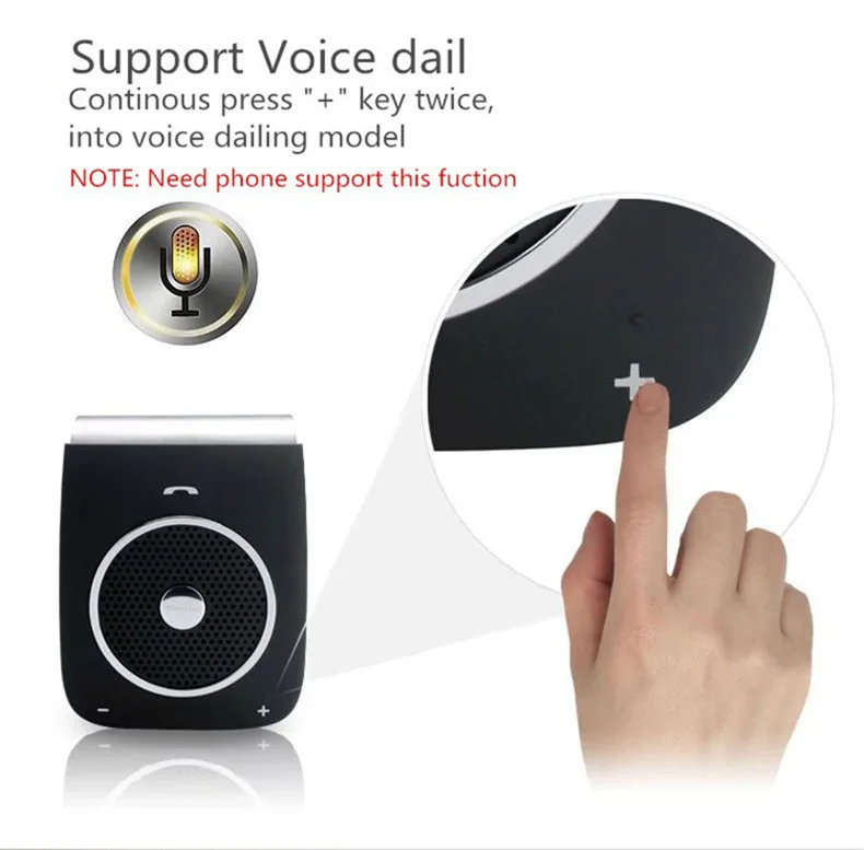 SAI YU авто солнцезащитный козырек Громкая связь Bluetooth Hands free стерео бас беспроводной Bluetooth Handsfree автомобильный комплект для смартфона