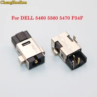 chenghaoran 1pcs dc power jack connector for dell vostro 5460 5560 5470 p34f dc power jack dc connector