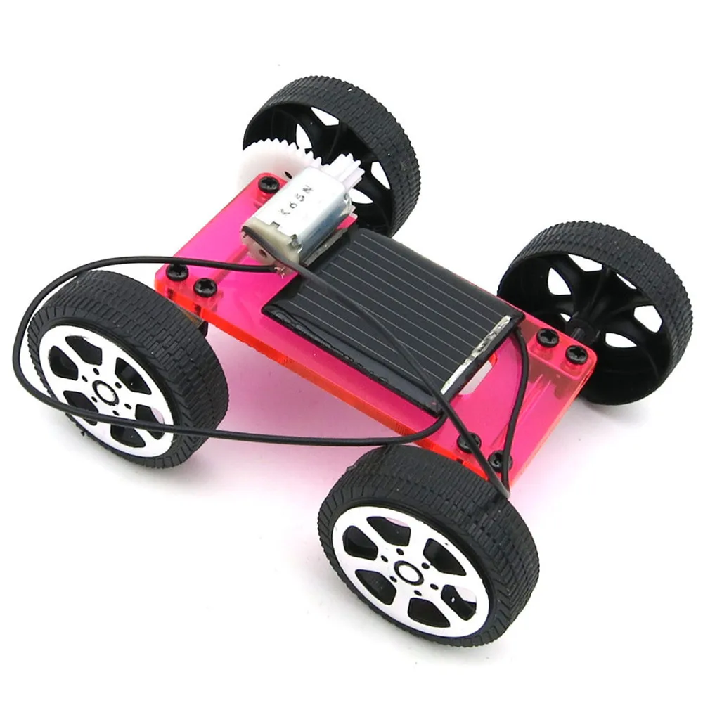 RD Игрушки на солнечных батареях для детей 1 комплект мини-игрушка DIY игрушка на солнечных батареях DIY автомобильный комплект Детский обучающий гаджет хобби Забавный 5,29 - Цвет: RD