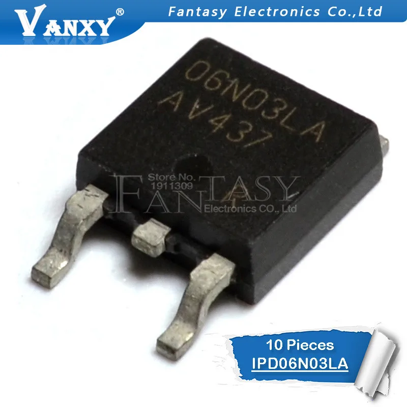 10 шт. IPD06N03LA TO252 06N03LA TO 252 IPD06N03 SOT IPD06N03LAG|Интегральные схемы| |