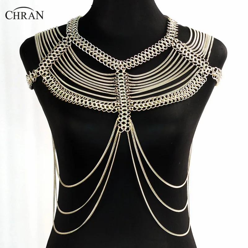 Женская портупея на плечо Chran сексуальная цепочка для пляжа украшение платья CRB4127