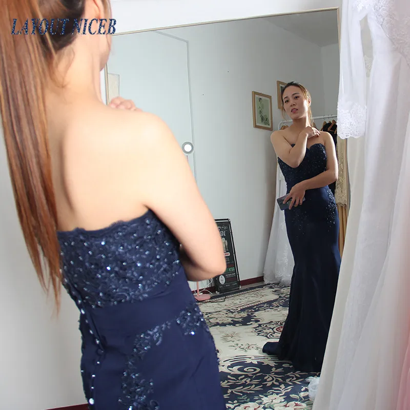 WY32 сексуальный роскошный Vestidos de fiesta largos elegantes de gala обычай Русалка бисерное вечернее платье для женщин