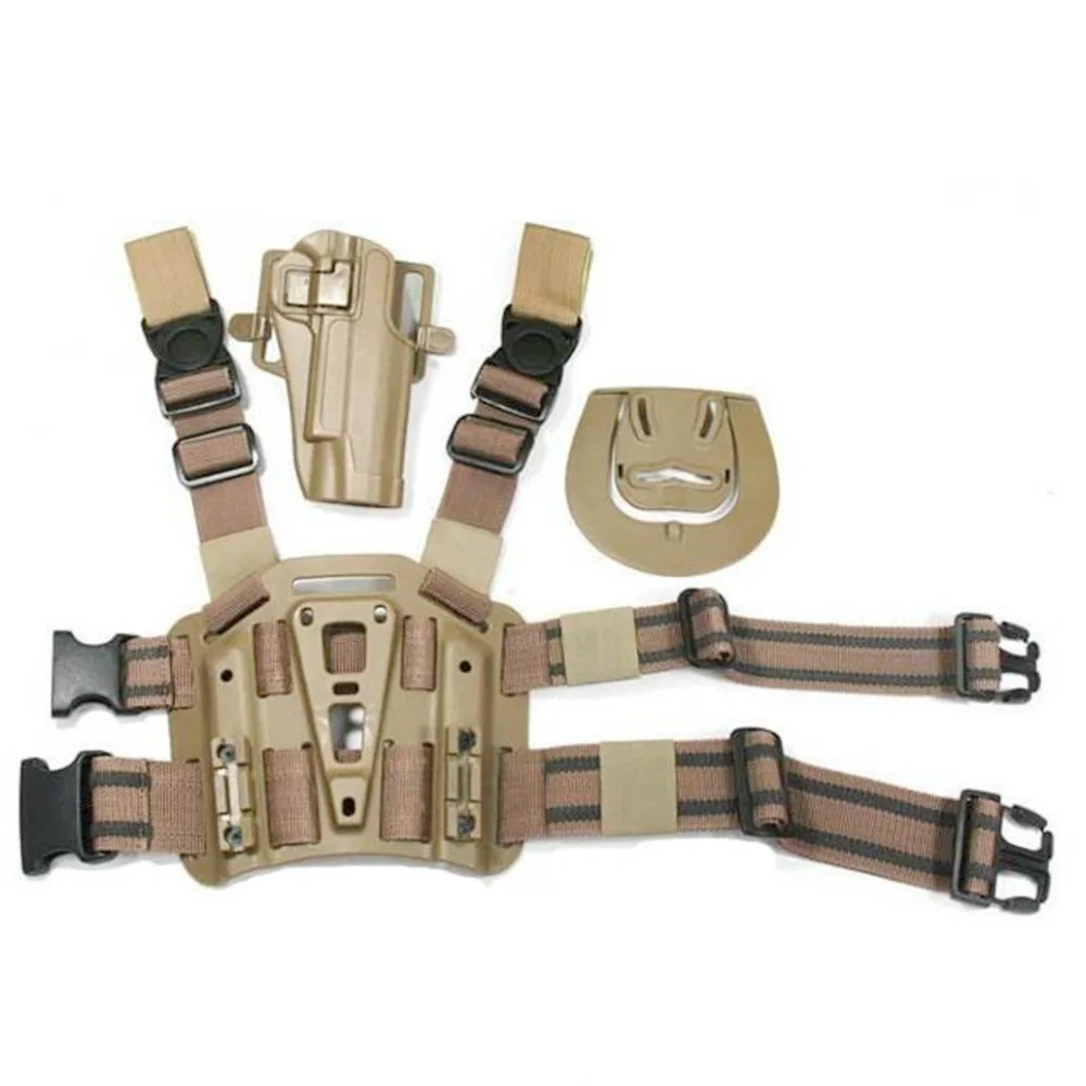 

1911 CQC right hand tactical puttee thigh belt drop Leg holster pouch