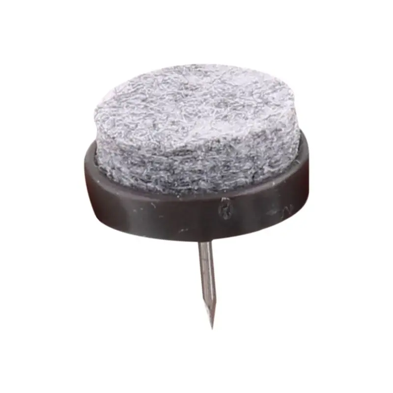 

40pcs Furniture Feet Felt Floor Protector Pad Nail Stud 20mm Dia