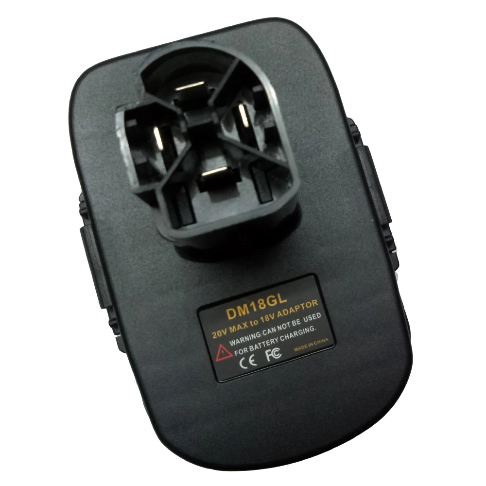 Адаптер аккумуляторной батареи DM18GL для Dewalt инструмент 18 в и адаптер Milwaukee