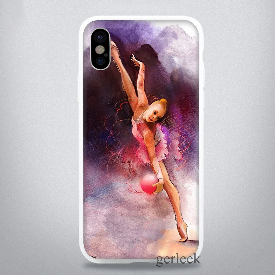 Чехол для телефона Love гимнастическая картина маслом для iPhone 11 Pro 5 5S SE 6 6S 7 8 Plus X XR XS Max чехлы