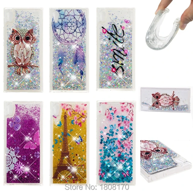 Мягкий чехол из ТПУ C Ku Quicksand Liquid Star для Sony Xperia XA1 Plus Ultra XZ Premium L2 XZ1 XZ2 Compact XA2 Cover 1 шт.|Чехлы-книжки| |