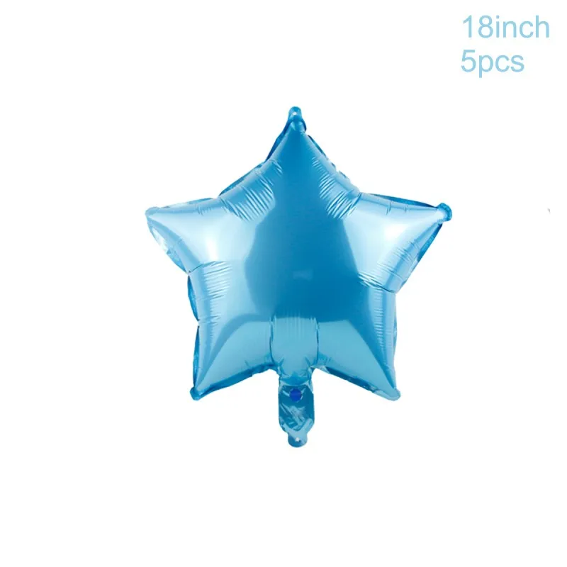 Blue star LAPHIL 14 шт. Синий Розовый латексный воздушные шары для дня рождения воздушный шар День Рождения украшения детский душ для мальчиков и девочек вечерние сувениры - Цвет: Blue star