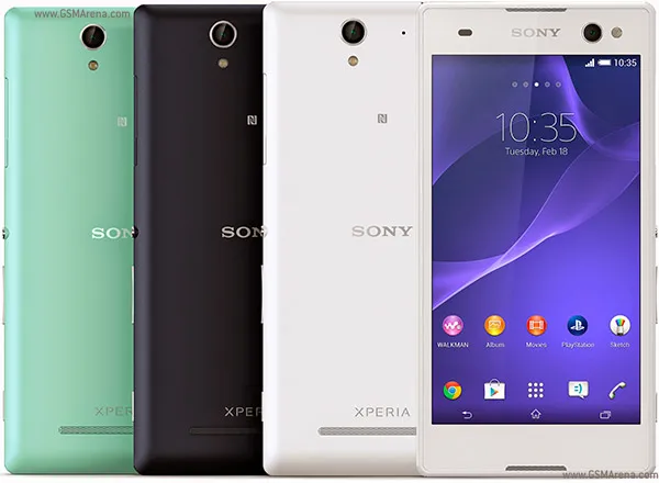 Разблокированный мобильный телефон sony Xperia C3 D2533 D2502 1 ГБ ОЗУ 8 Гб ПЗУ 5," четырехъядерный GSM 8 Мп Android 4G