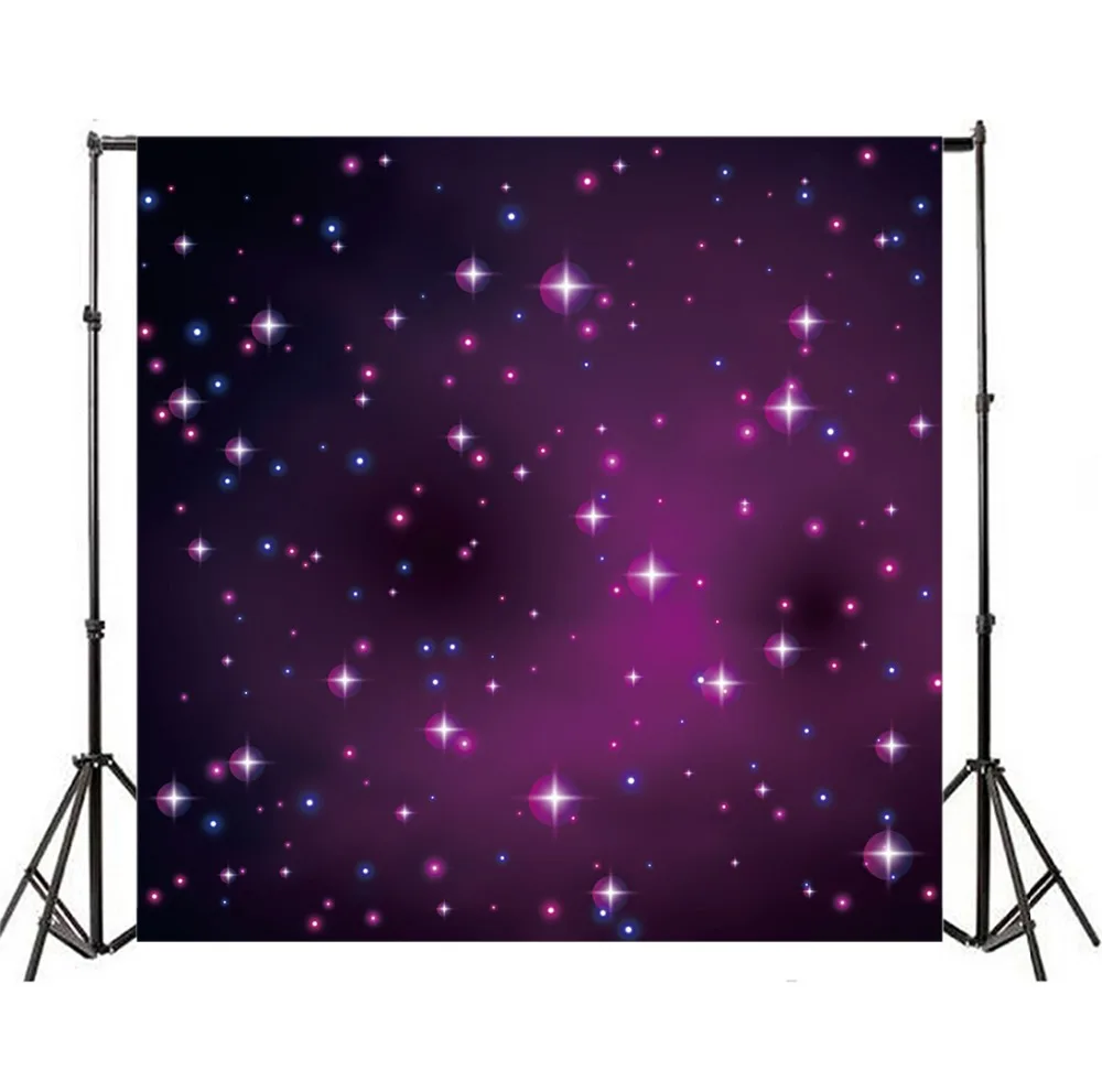 Laeacco Twinkle Stars Light Bokeh Baby Newborn Party Photography Backgrounds Customized Photographic Backdrops For Photo Studio |