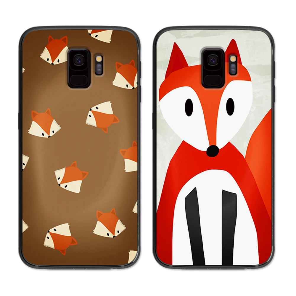 Животные Милая лиса мягкий чехол для телефона Samsung Galaxy S6 S7 S8 S9 S10e Plus Note 8 9