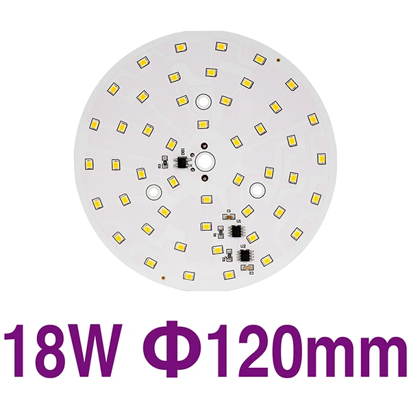 18W Светодиодный SMD чип Smart IC чип 3 Вт 5 Вт 7 Вт 9 Вт 12 Вт 15 Вт 18 Вт AC220V вход DIY для вниз светильник Точечный светильник потолочный светильник холодный белый теплый белый - Испускаемый цвет: 18W
