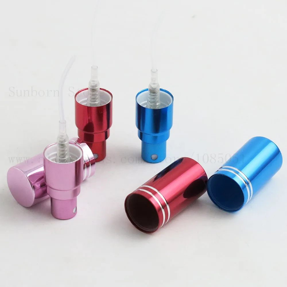 24pcs /lot 5ml UV Small Refillable Perfume Bottle Blue Red Glass Fragrance Atomizer 1/6oz Mist spray Liquid Container | Красота и