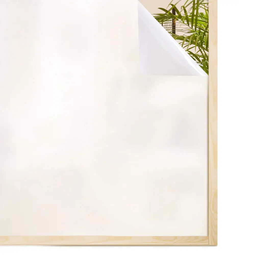 200CM Matte White Frosted Window Film For Bathroom Self Adhesive Vinyl Static Cling Privacy Glass Door Sticker Home Decor | Дом и сад