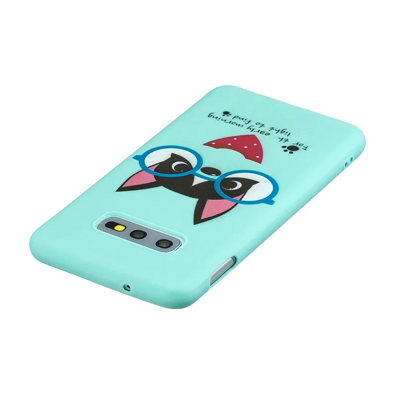Мягкий силиконовый чехол из ТПУ для Samsung Galaxy S10E S8 S9 S10 Plus S7 Edge Note 9 8 с