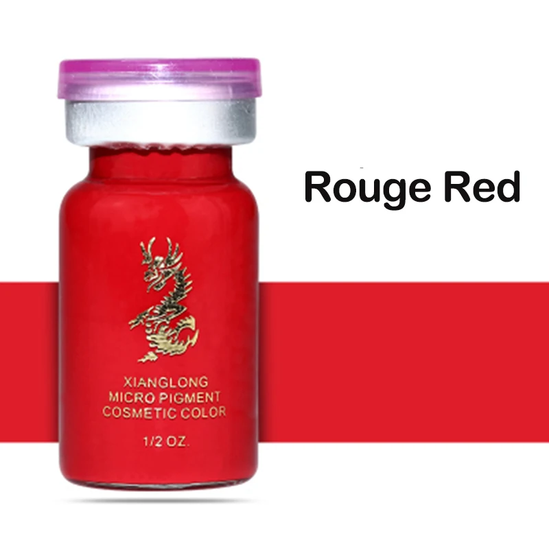 Rouge Red 3 шт./компл. 23 Цвета татуировки чернил для татуажа, пигмент для мануального татуажа бровей подводка для глаз бровей Перманентный макияж микропигментации чернил для татуажа - Цвет: Rouge Red