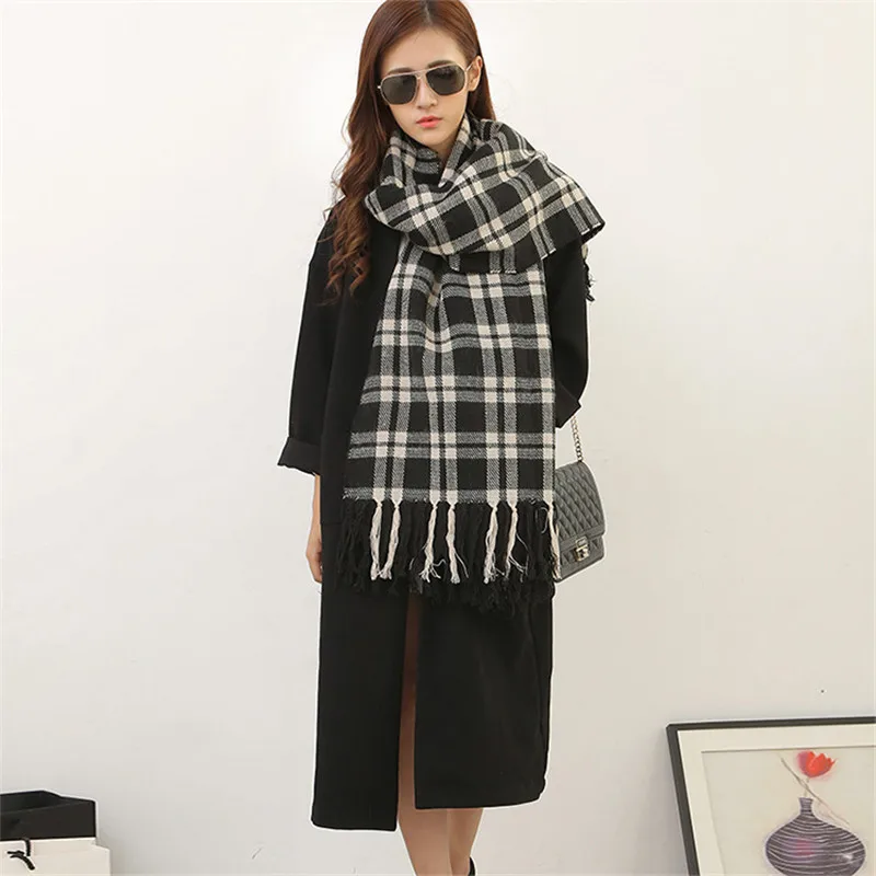 Gonzetank Luxury Brand 2017 Winter New Womens Long Black Khaki Multifunctional Sweet Warm Fashion Scarves and Shawl 200*65cm | Аксессуары