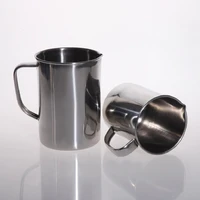 stainless steel measuring cup with handle graduated beaker laboratory equipment or kitchen tools