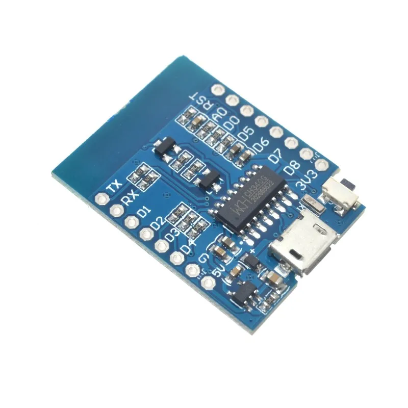 EQV D1 Mini ESP8266 ESP-12 ESP-12F CH340G CH340 V2 USB WeMos wifi макетная плата D1 Mini NodeMCU Lua IOT плата 3,3 В с контактами