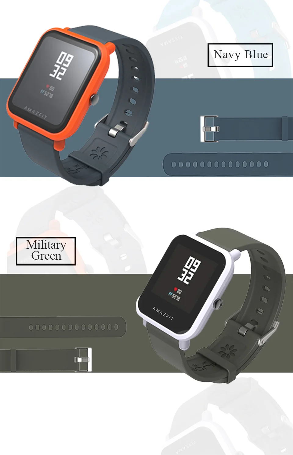 Силиконовый спортивный ремешок Mijobs 20 мм, чехол для Xiaomi Huami Amazfit Bip BIT PACE, Смарт-часы, браслет, аксессуары