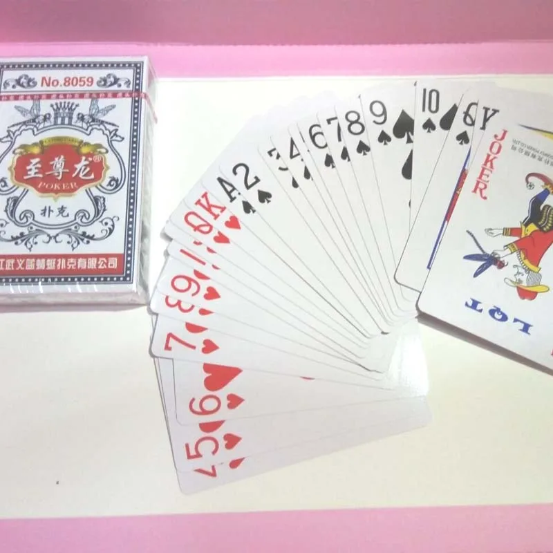 cartas de jogar Печать игральных карт колода карт Водонепроницаемый настольная игра карты Jouer Aux Cartes игры Игральные карты Cartas De Jogar Tarjeta Juego - Цвет: cartas de jogar