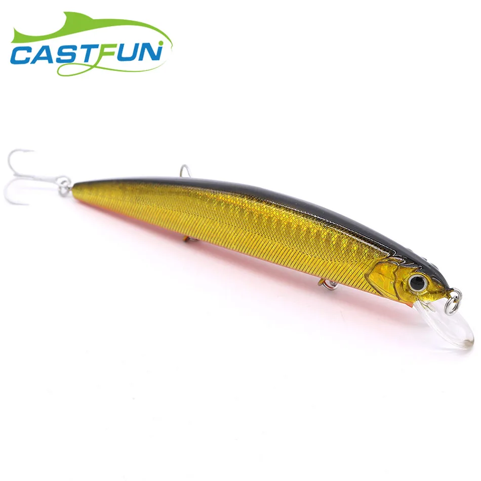 CASTFUN большая приманка Minnow 20 г 13 см плавающая верхняя водная воблер Щука