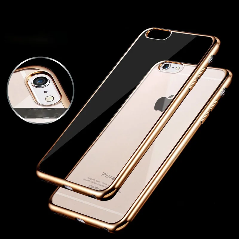 Роскошный силиконовый чехол Yoteen для iphone 6s Plus прозрачный мягкий из ТПУ iPhone SE |