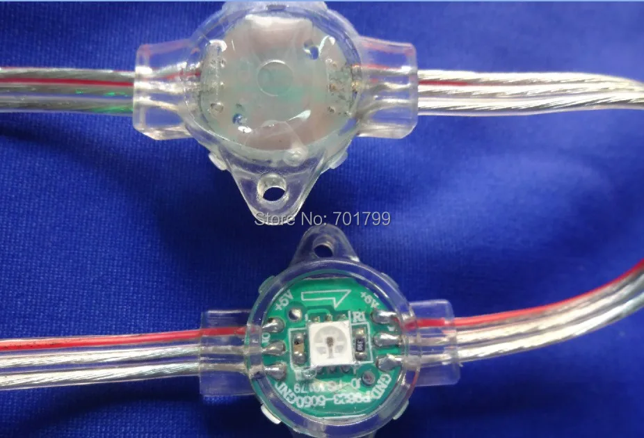 Полноцветный светодиодный пиксельный светильник WS2812 5 в постоянного тока 6